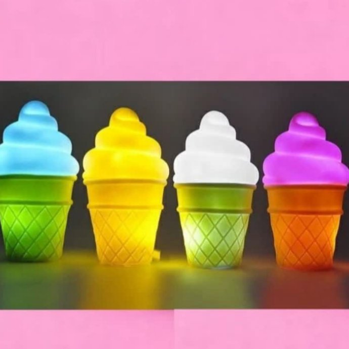 چراغ خواب فانتزی طرح بستنی