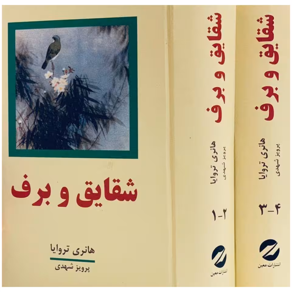 کتاب شقایق و برف اثر هانری تروایا نشر معین