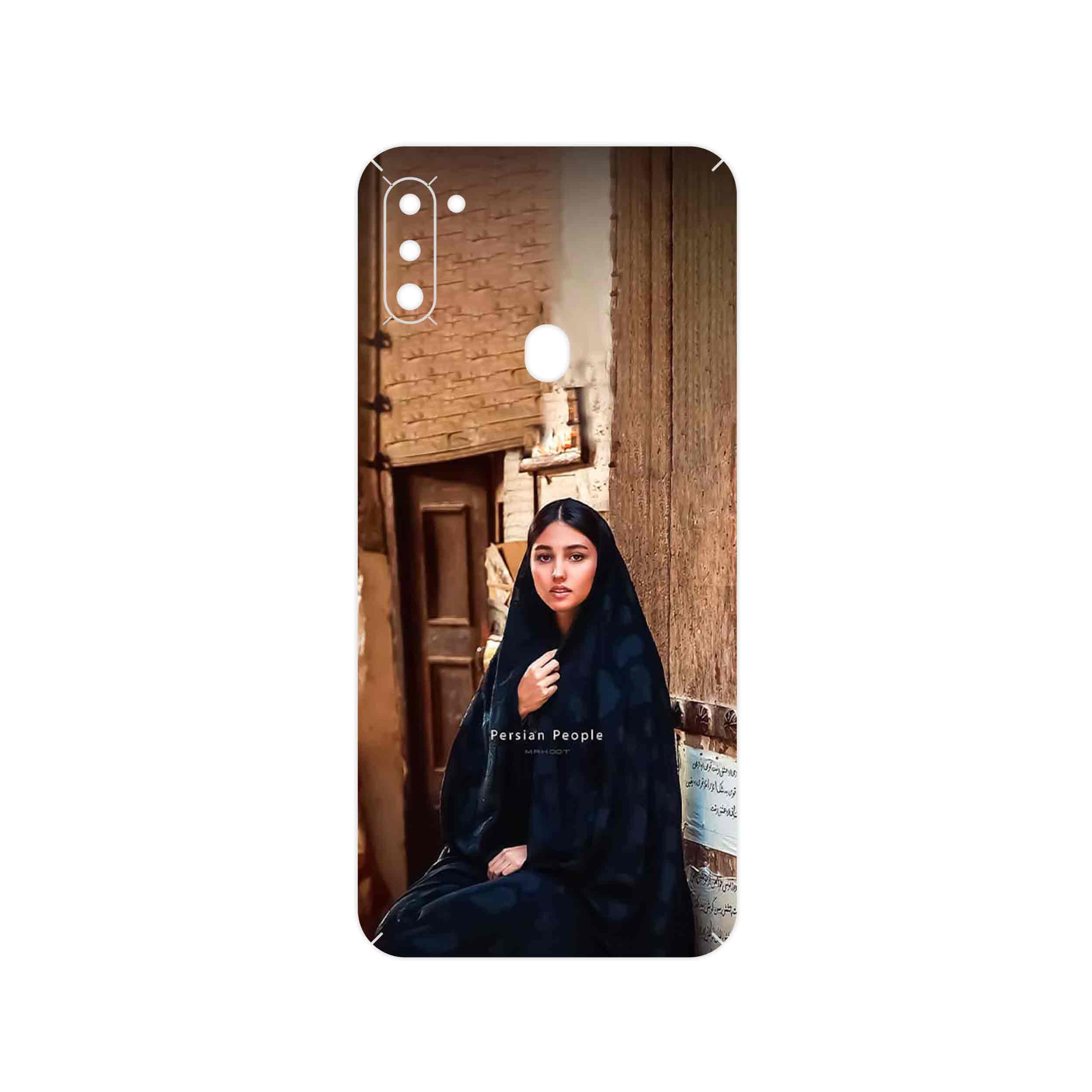 برچسب پوششی ماهوت مدل Portrait of an Iranian Woman مناسب برای گوشی موبایل سامسونگ Galaxy A11