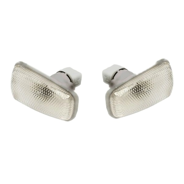 چراغ راهنما گلگیر خودرو چیکال مدل B-1-WHT مناسب برای پراید سفید بسته 2 عددی