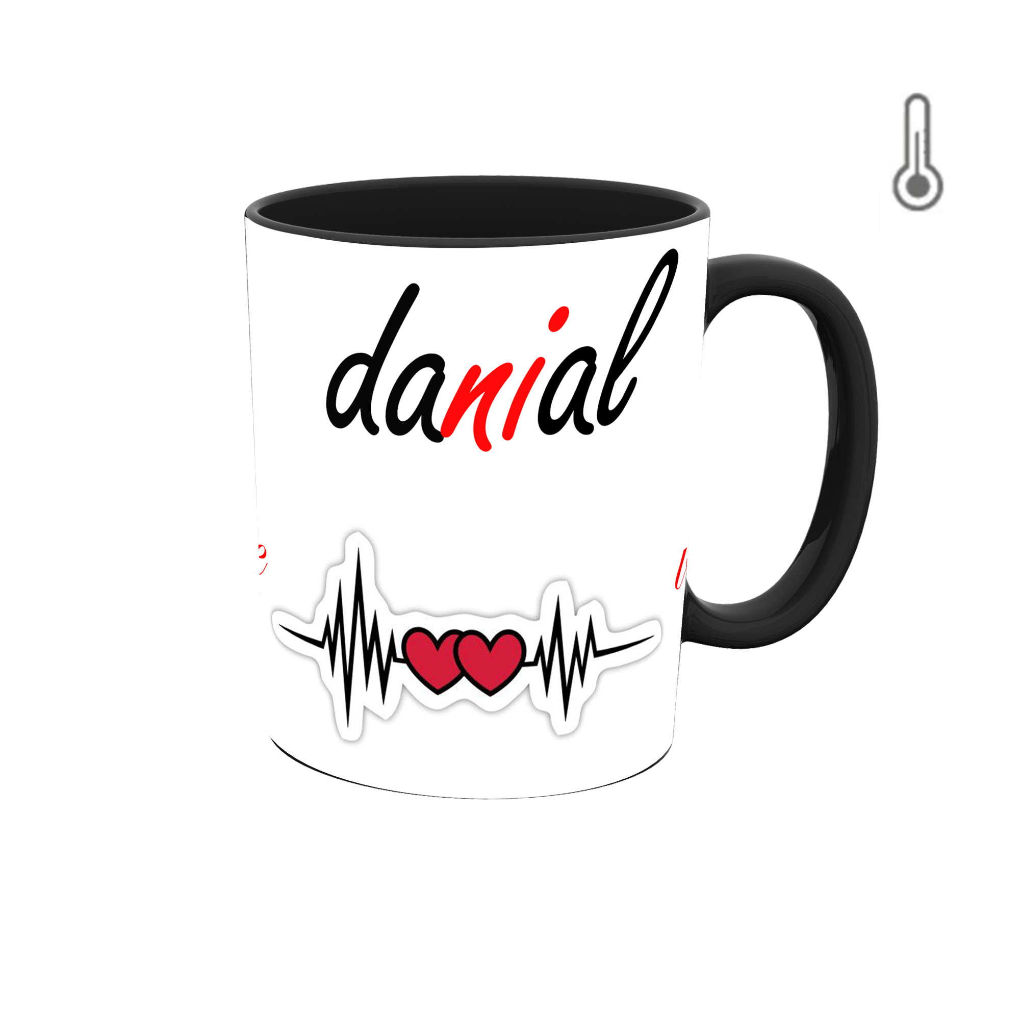 ماگ حرارتی طرح اسم دانیال