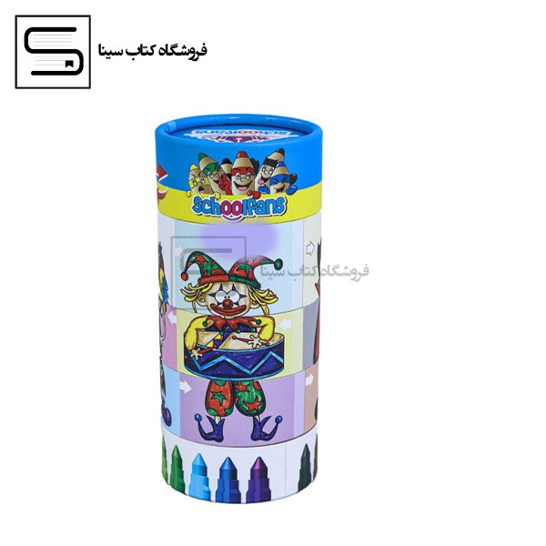 schoolfans / ماژیک نقاشی / 12 رنگ / استوانه ای / 92412