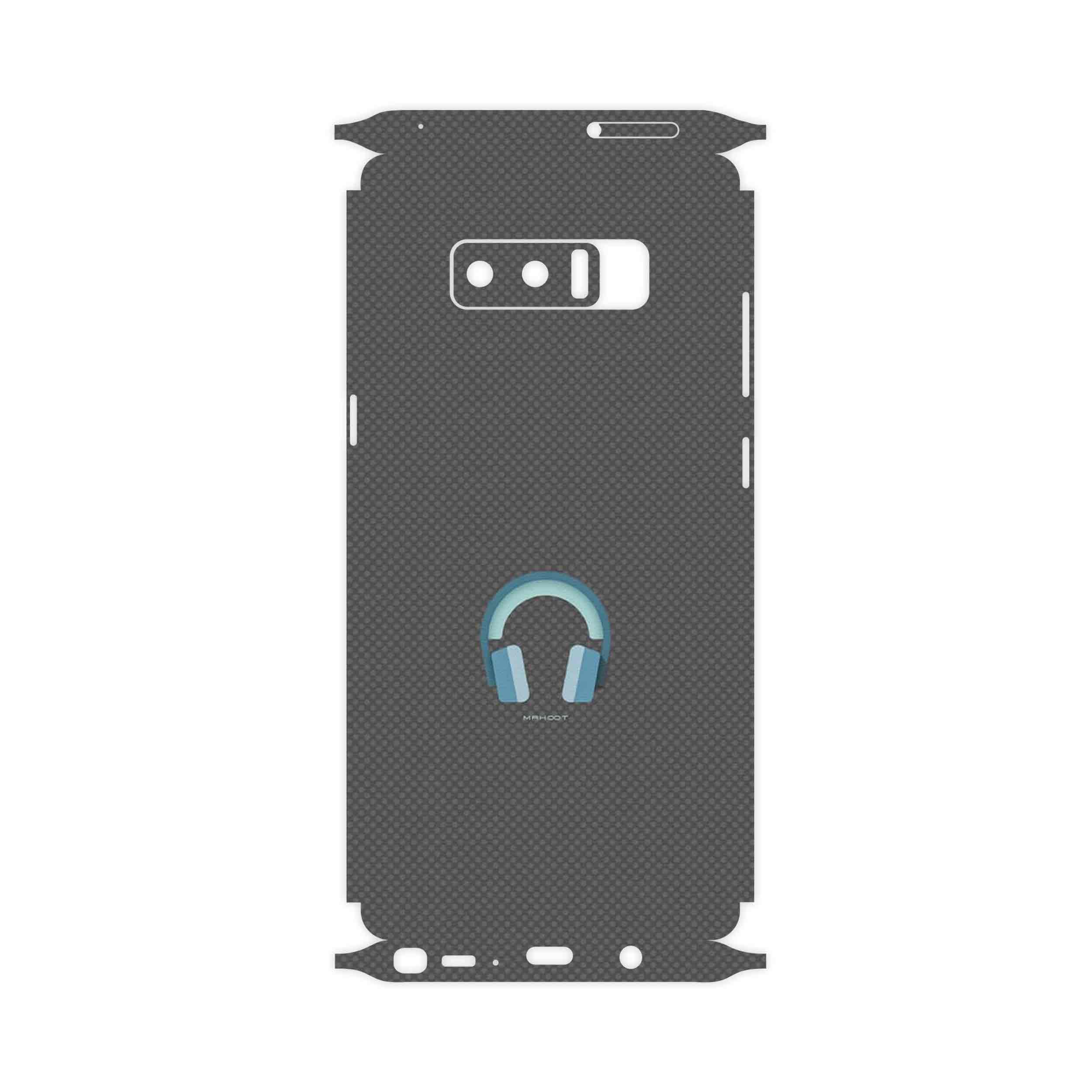 برچسب پوششی ماهوت مدل Minimal Headphone Icon-FullSkin مناسب برای گوشی موبایل سامسونگ Galaxy Note 8