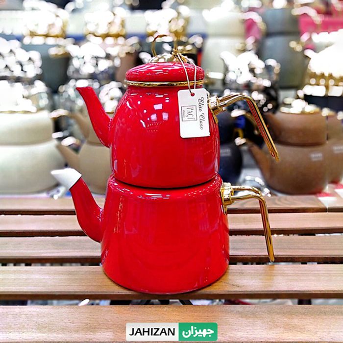 کتری و قوری لعابی پاچی مدل P102