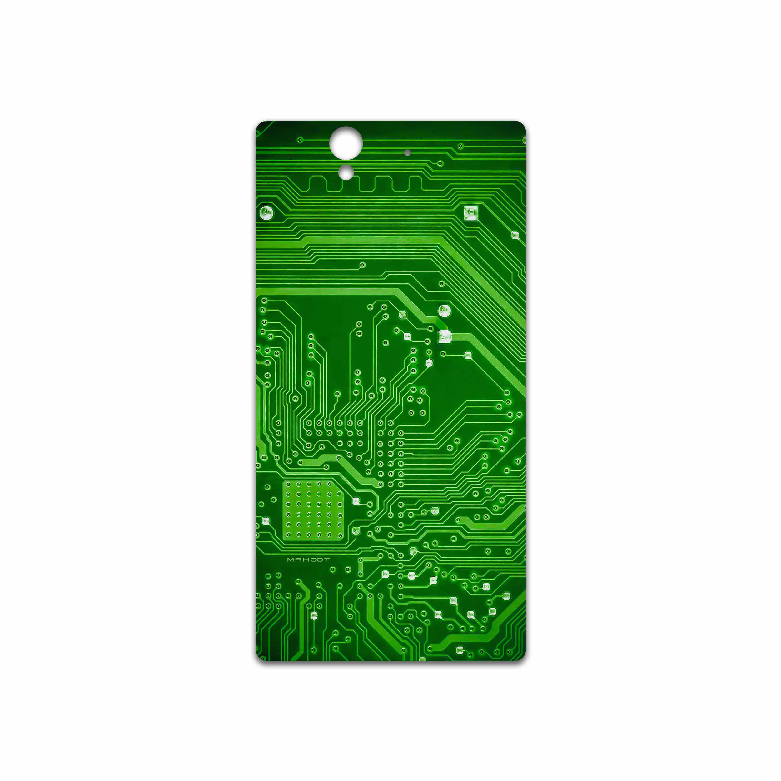 برچسب پوششی ماهوت مدل Green Printed Circuit Board مناسب برای گوشی موبایل سونی Xperia Z
