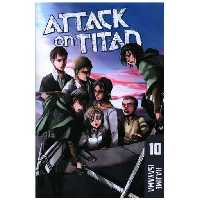 کتاب مانگا حمله به تایتان  Attack on Titan 10 اثر Hajime Isayama