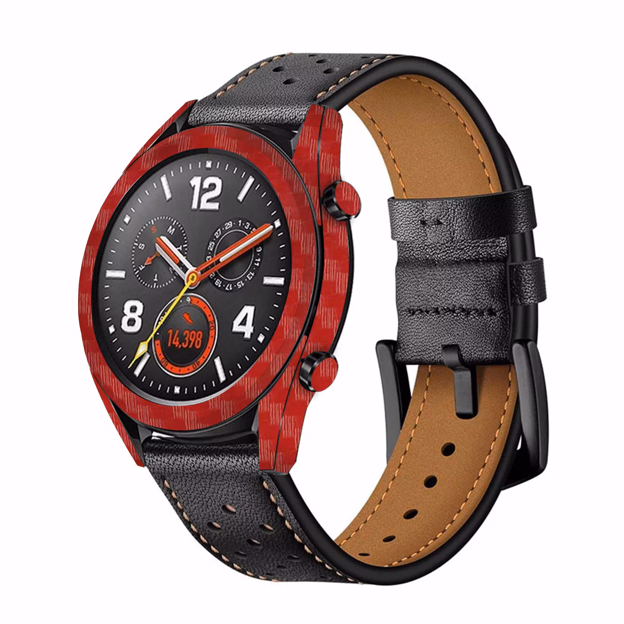 برچسب ماهوت طرح Red-Fiber مناسب برای ساعت هوشمند هوآوی Watch GT