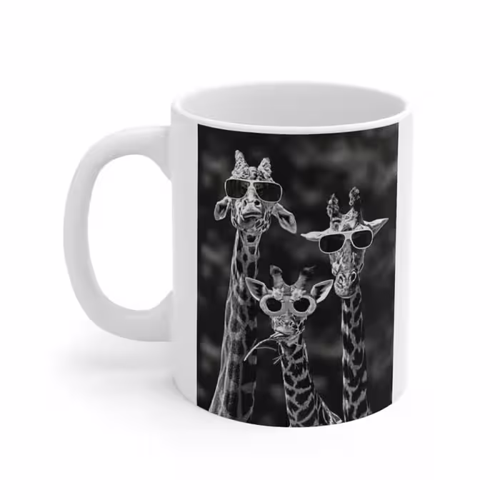 ماگ طرح زرافه Giraffe مدل NM1224