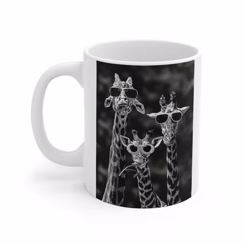 ماگ طرح زرافه Giraffe مدل NM1224