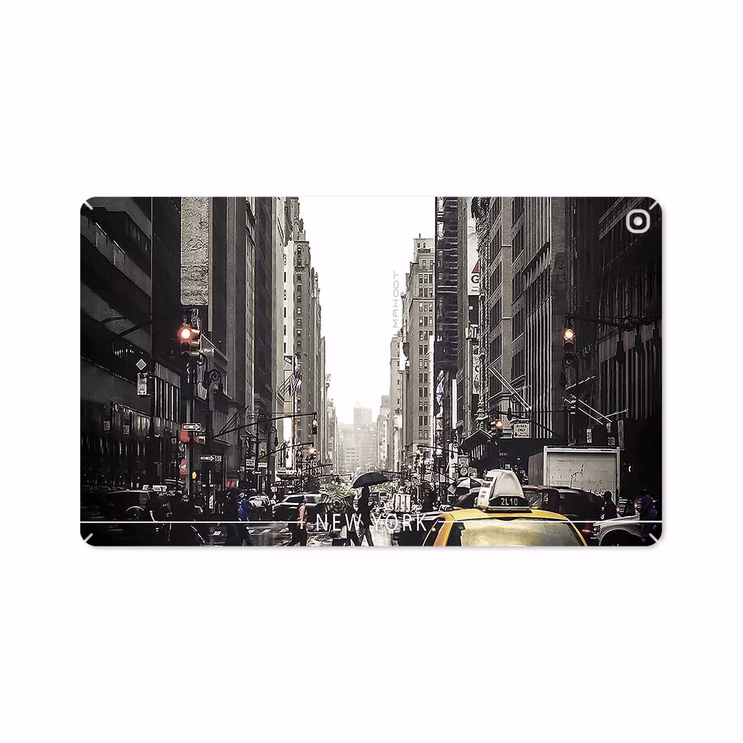 برچسب پوششی ماهوت مدل New York City مناسب برای تبلت سامسونگ Galaxy Tab A 10.1 2019 T515