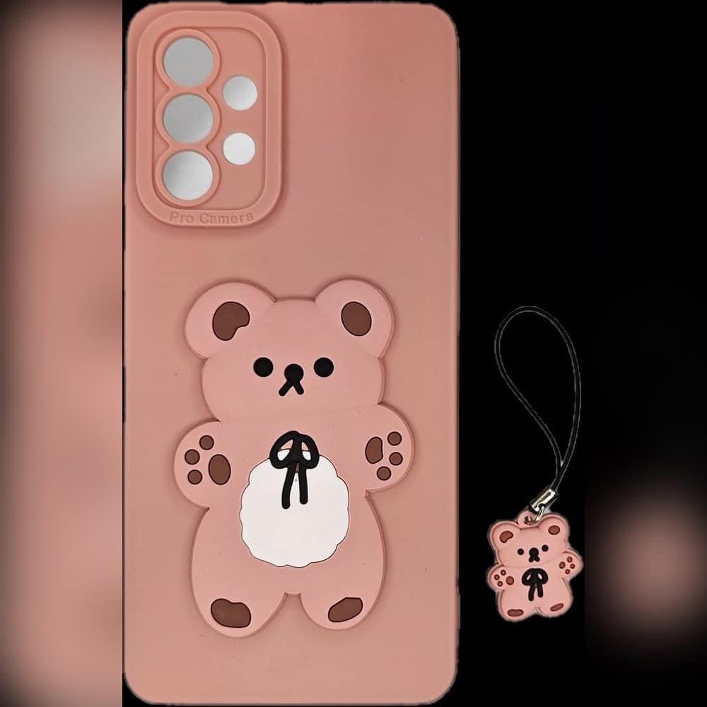 کاورخرس برجسته آویز دار مناسب برای گوشی موبایل سامسونگ A73 - امین 24 امانت دار اعتماد شما