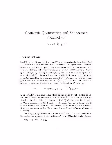 خرید و دانلود نسخه کامل کتاب Geometric quantization and cohomology (ECM-92)