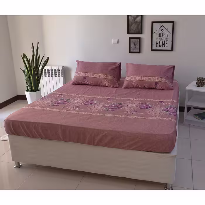 سرویس ملحفه بومرنگ مدل Kamboj-120 یکنفره 2 تکه