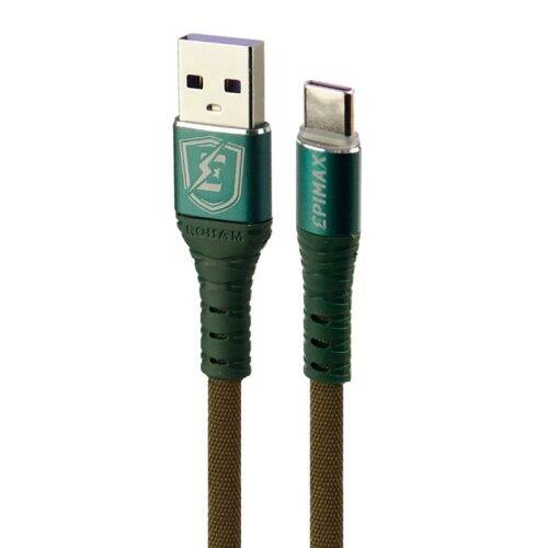 کابل کوتاه تایپ سی فست شارژ Epimax EC-05 8A 30cm