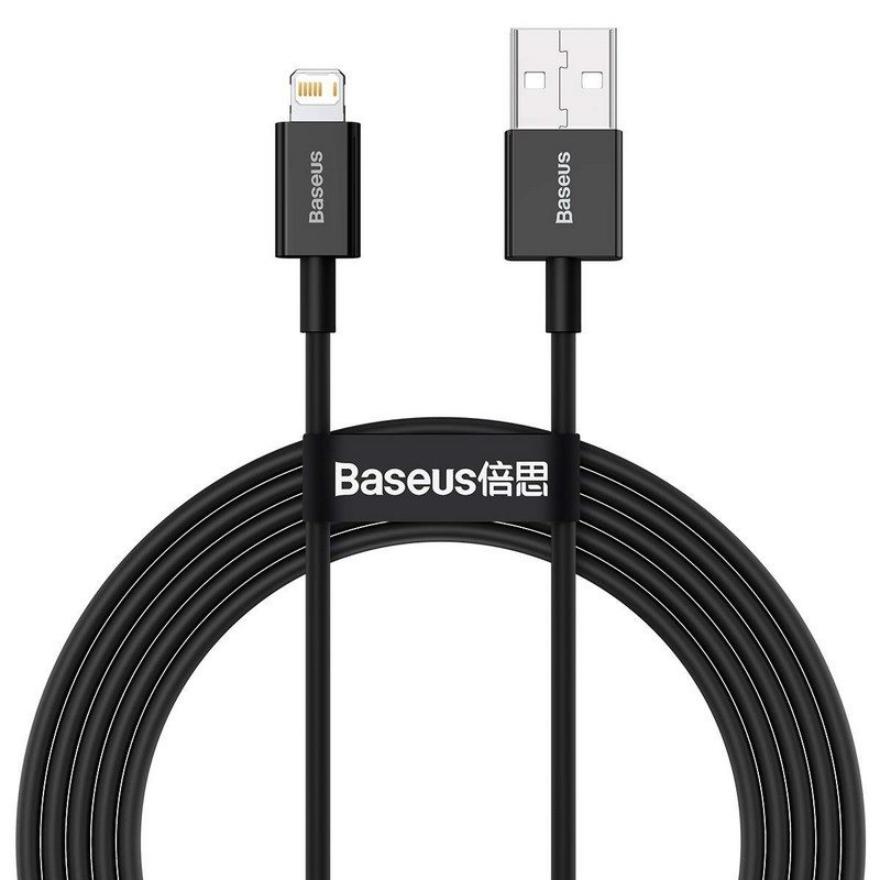 کابل لایتنینگ بیسوس Baseus Superior Series USB to iP CALYS-A01 طول 1 متر و توان 2.4 آمپر