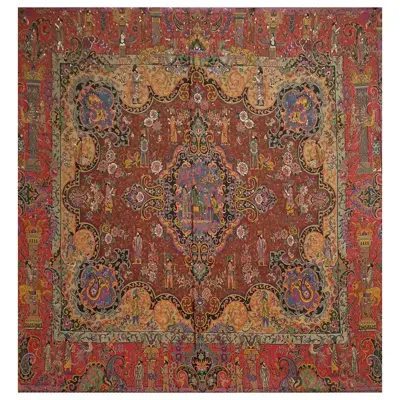 رومیزی ترمه مدل کوروش کد TRM19