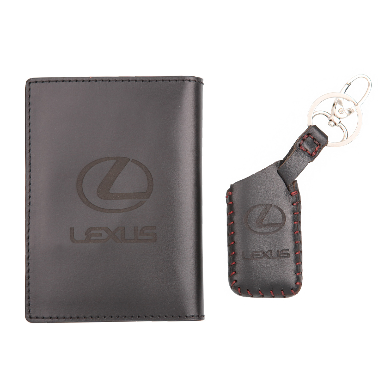 ست هدیه چرم ماکان طرح لکسوس کد sh-481