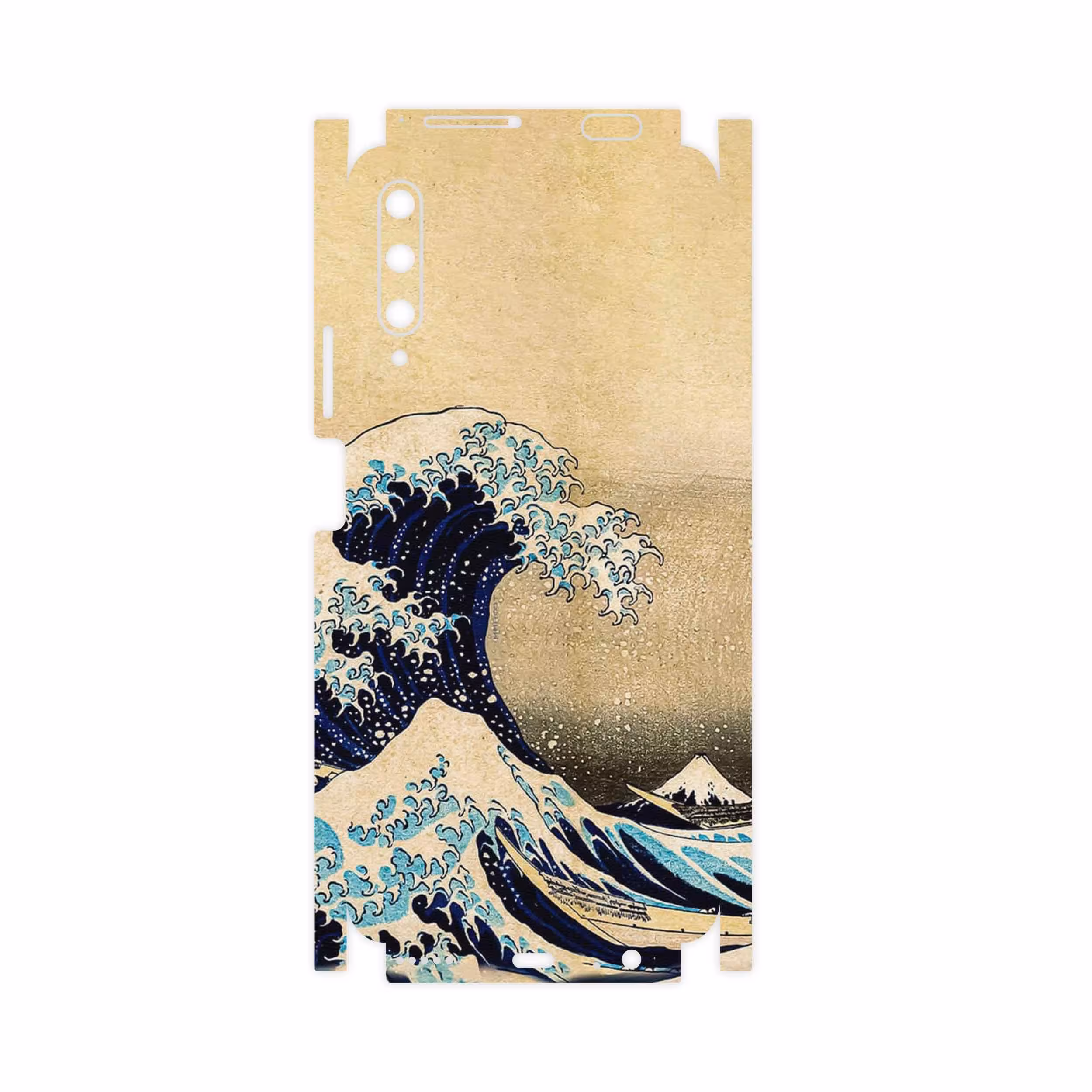 برچسب پوششی ماهوت مدل The Great Wave off Kanagawa of Hokusai-FullSkin مناسب برای گوشی موبایل هوآوی Y9S