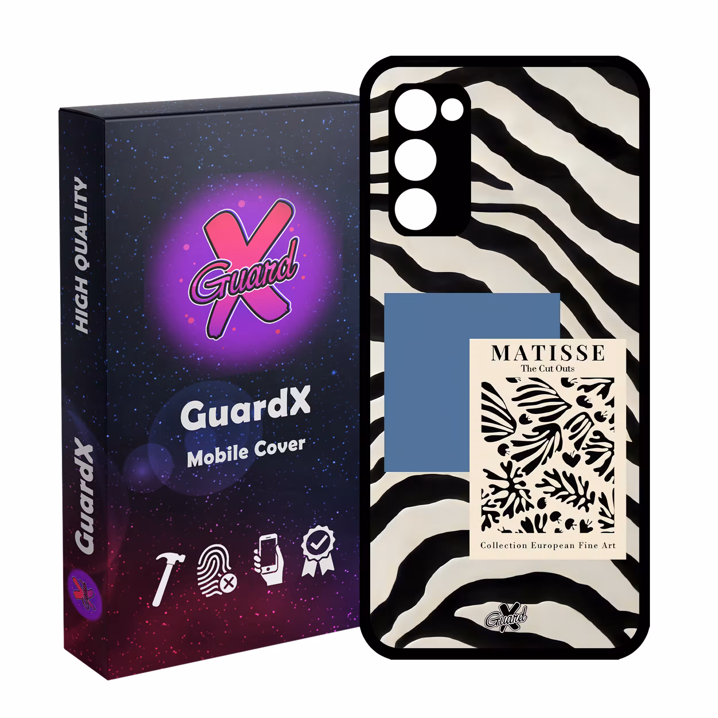 کاور گارد ایکس طرح Zebra مدل Glass10568 مناسب برای گوشی موبایل سامسونگ Galaxy S20 FE