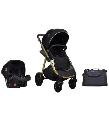 سرویس کالسکه بی بی فور لایف مدل دلوکس گلد Baby4life