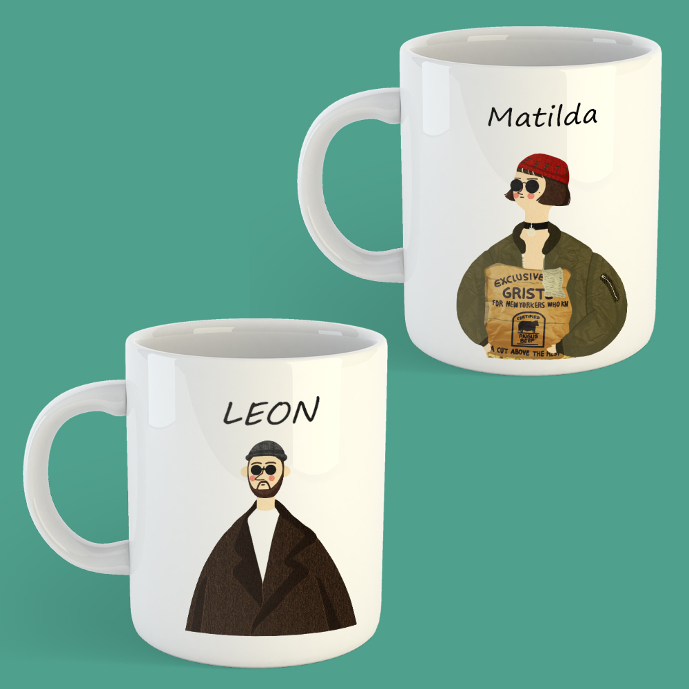 ماگ مدل لئون و ماتیلدا مجموعه 2 عددی