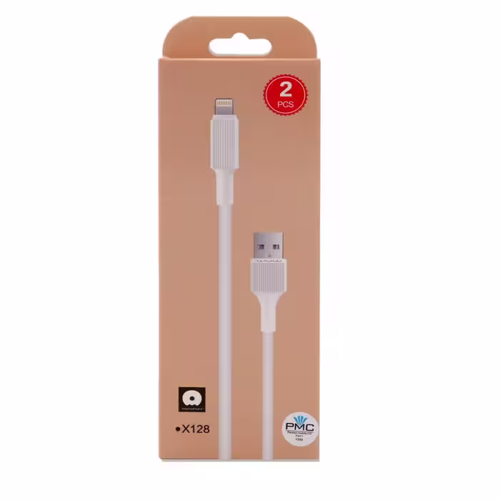 کابل تبدیل USB به لایتنینگ دبلیو یو دبلیو مدل x128 طول 1 متر