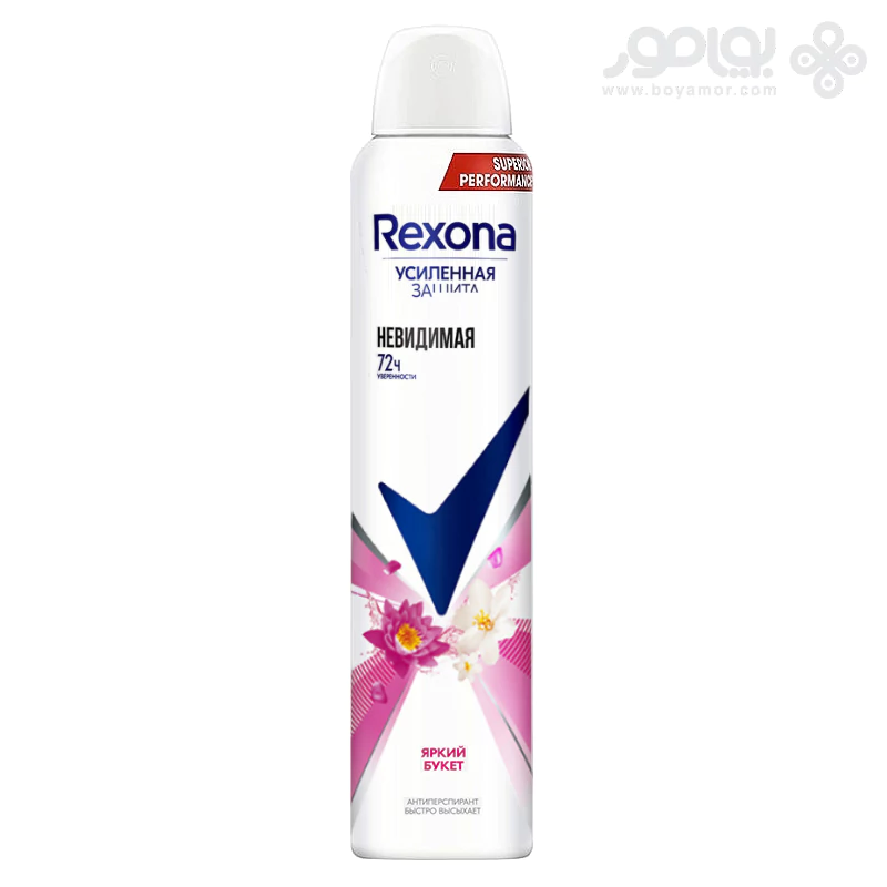 اسپری دئودورانت 72 ساعته رکسونا مدل SEXY BOUQUET حجم 200 میل