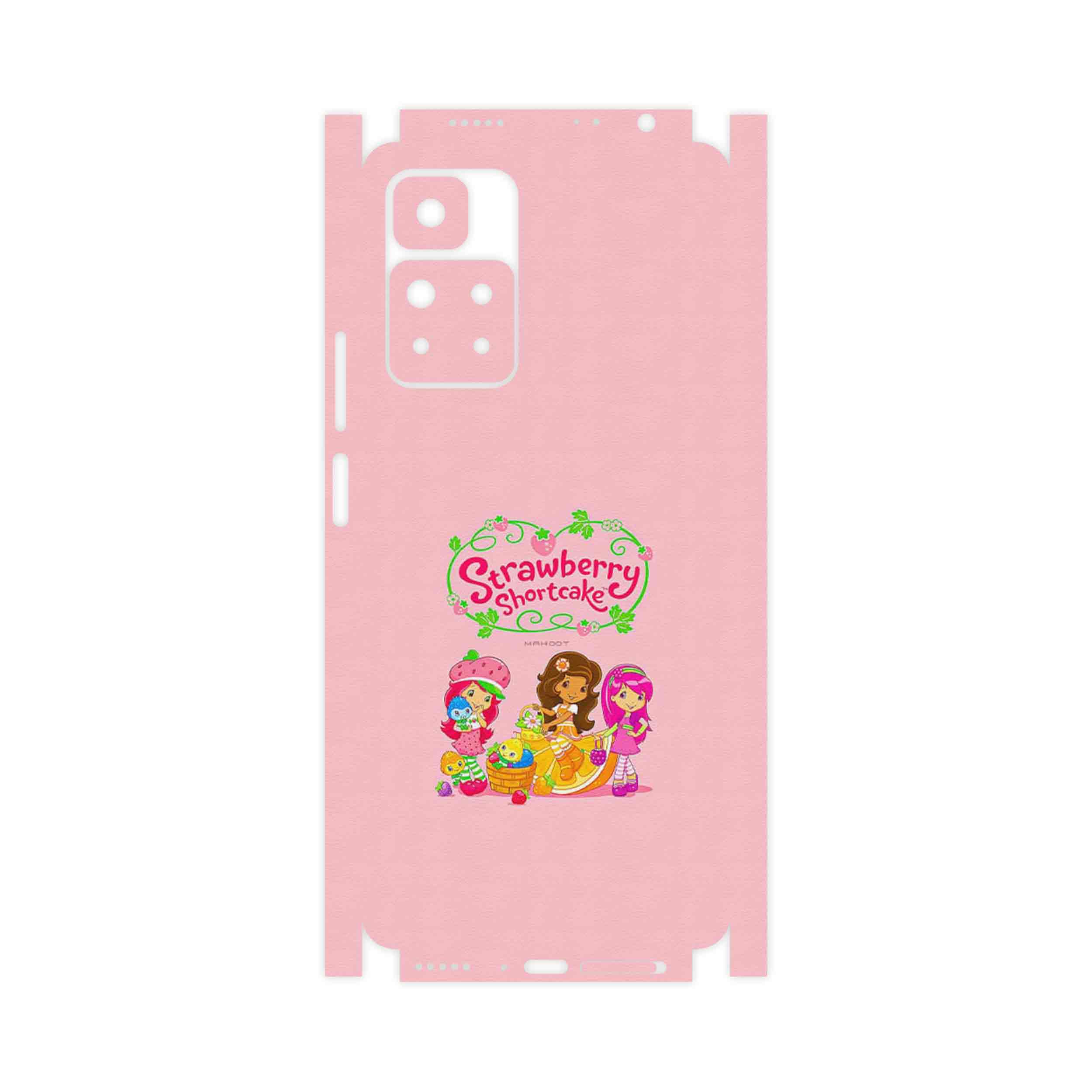 برچسب پوششی ماهوت مدل Strawberry Shortcake-FullSkin مناسب برای گوشی موبایل شیائومی Redmi Note 11 Pro Plus 5G