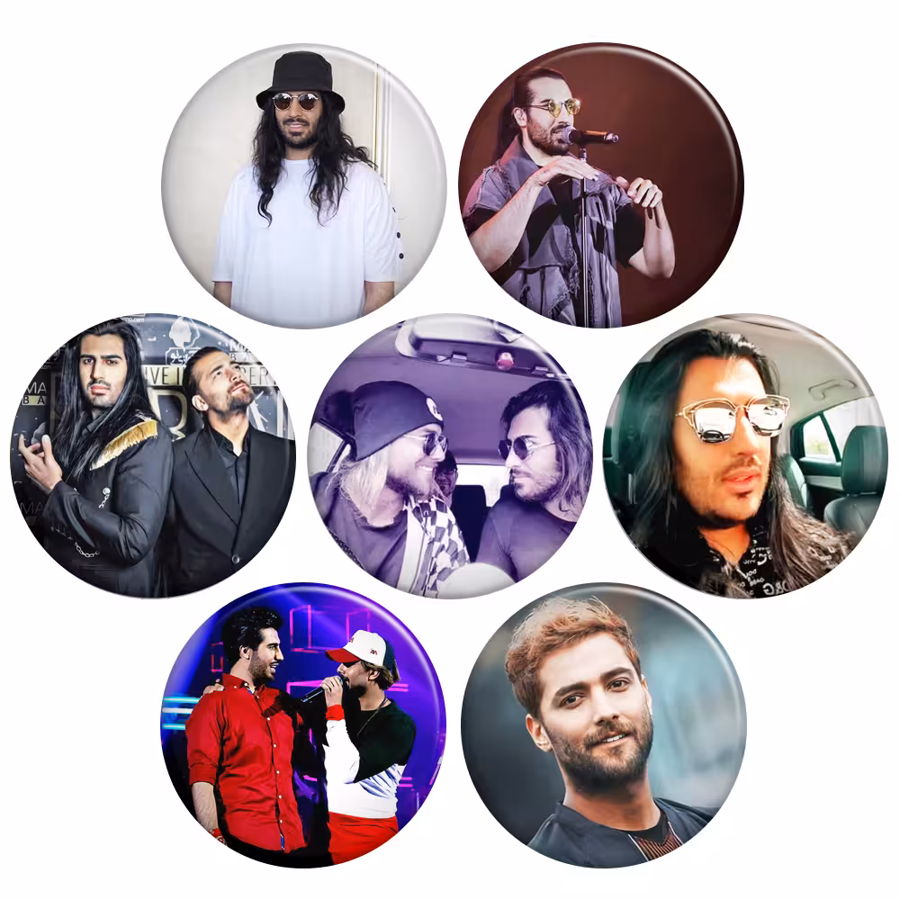 پیکسل گالری باجو طرح ماکان بند امیر مقاره و رهام هادیان کد 168 مجموعه 7 عددی