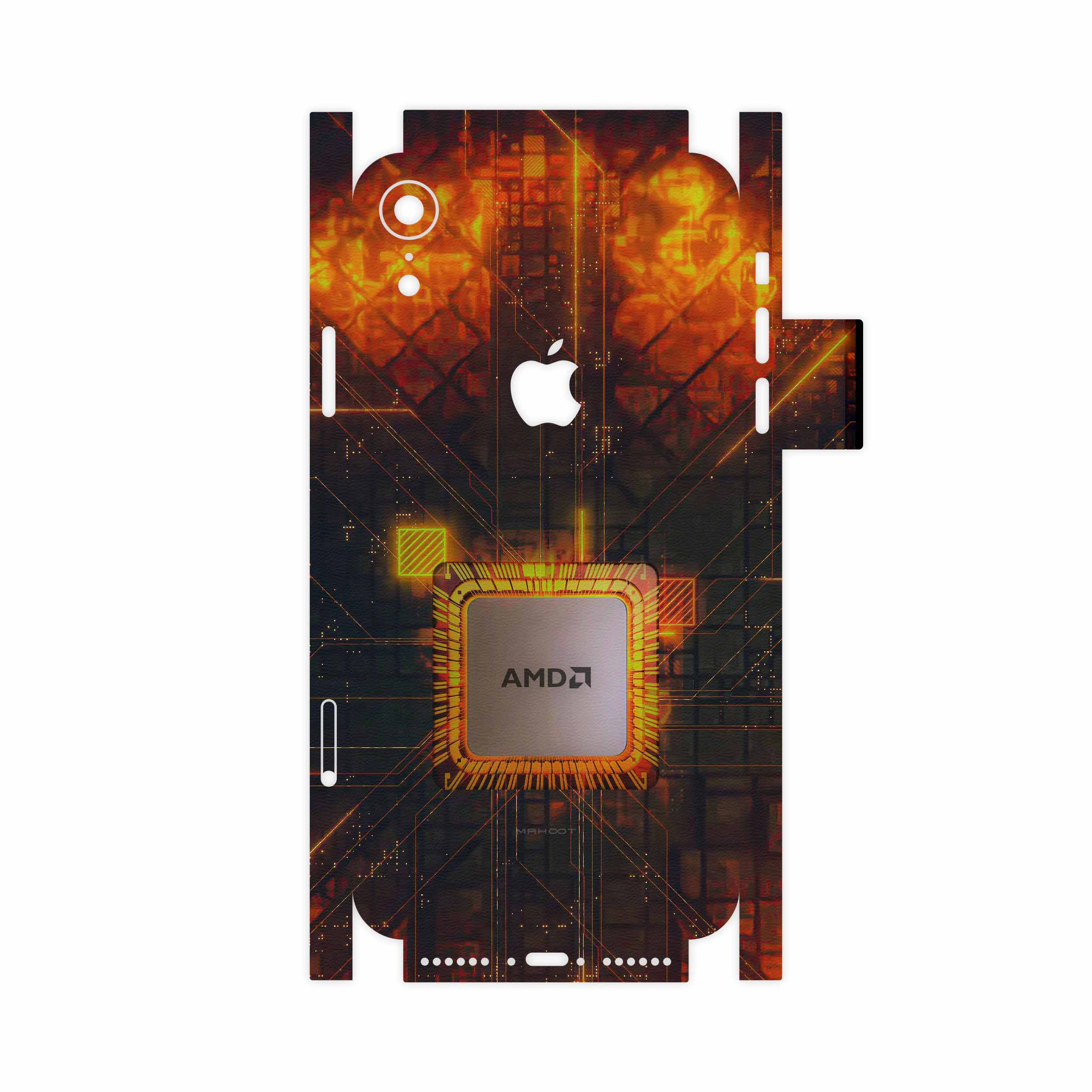 برچسب پوششی ماهوت مدل AMD Brand-FullSkin مناسب برای گوشی موبایل اپل iPhone XR