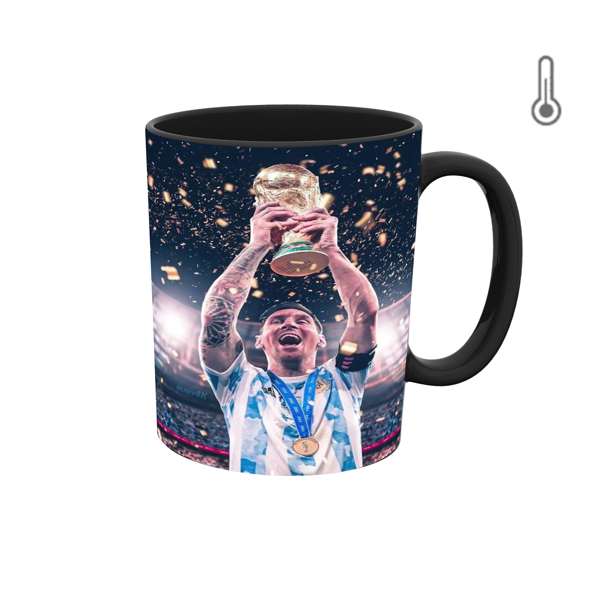 ماگ حرارتی طرح مسی جام جهانی ارژانتین 