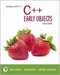 خرید و دانلود نسخه کامل کتاب Starting Out with C  : Early Objects (10th Edition) [2019] - PDF