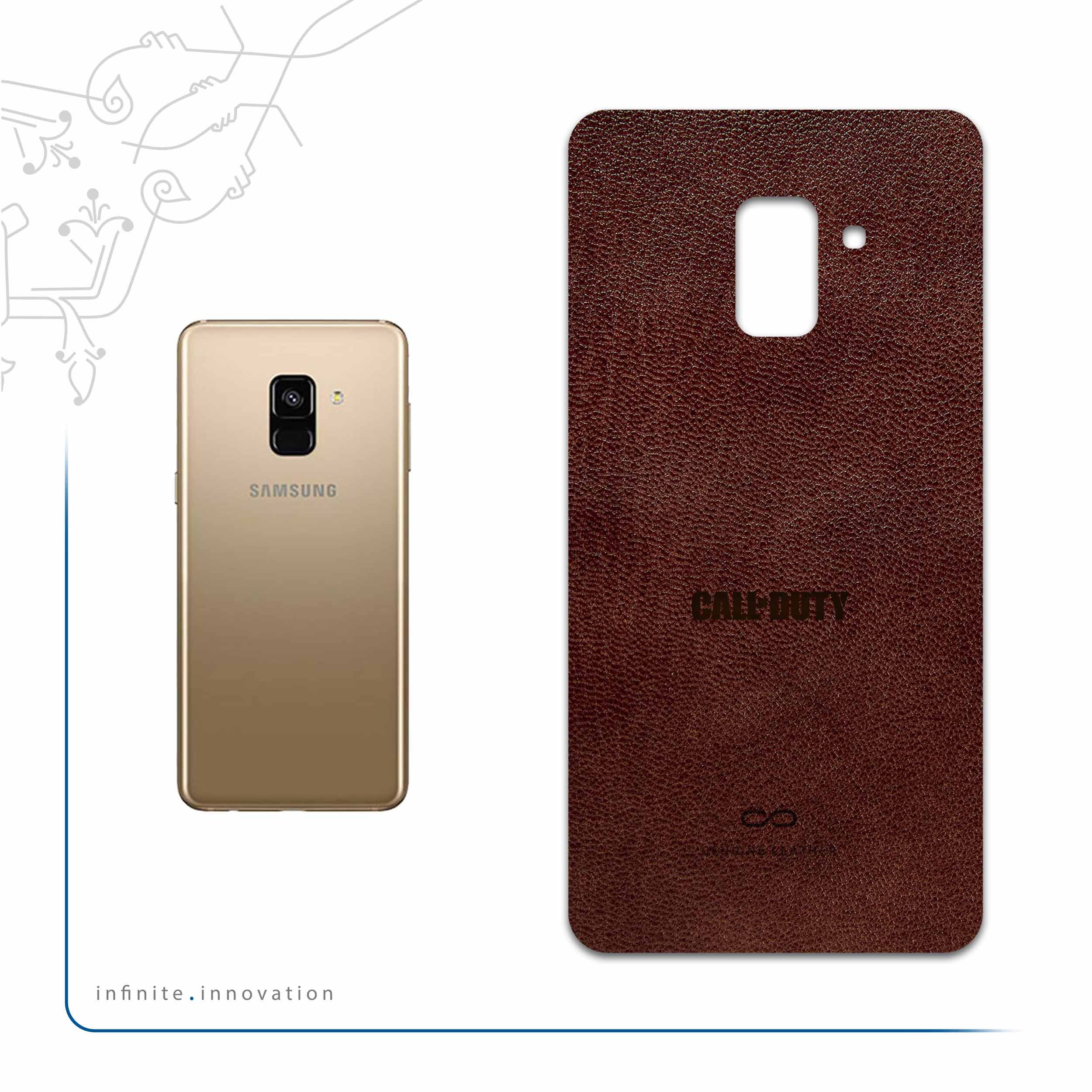 برچسب پوششی ماهوت مدل NL-CL_F_DUT مناسب برای گوشی موبایل سامسونگ Galaxy A8 2018