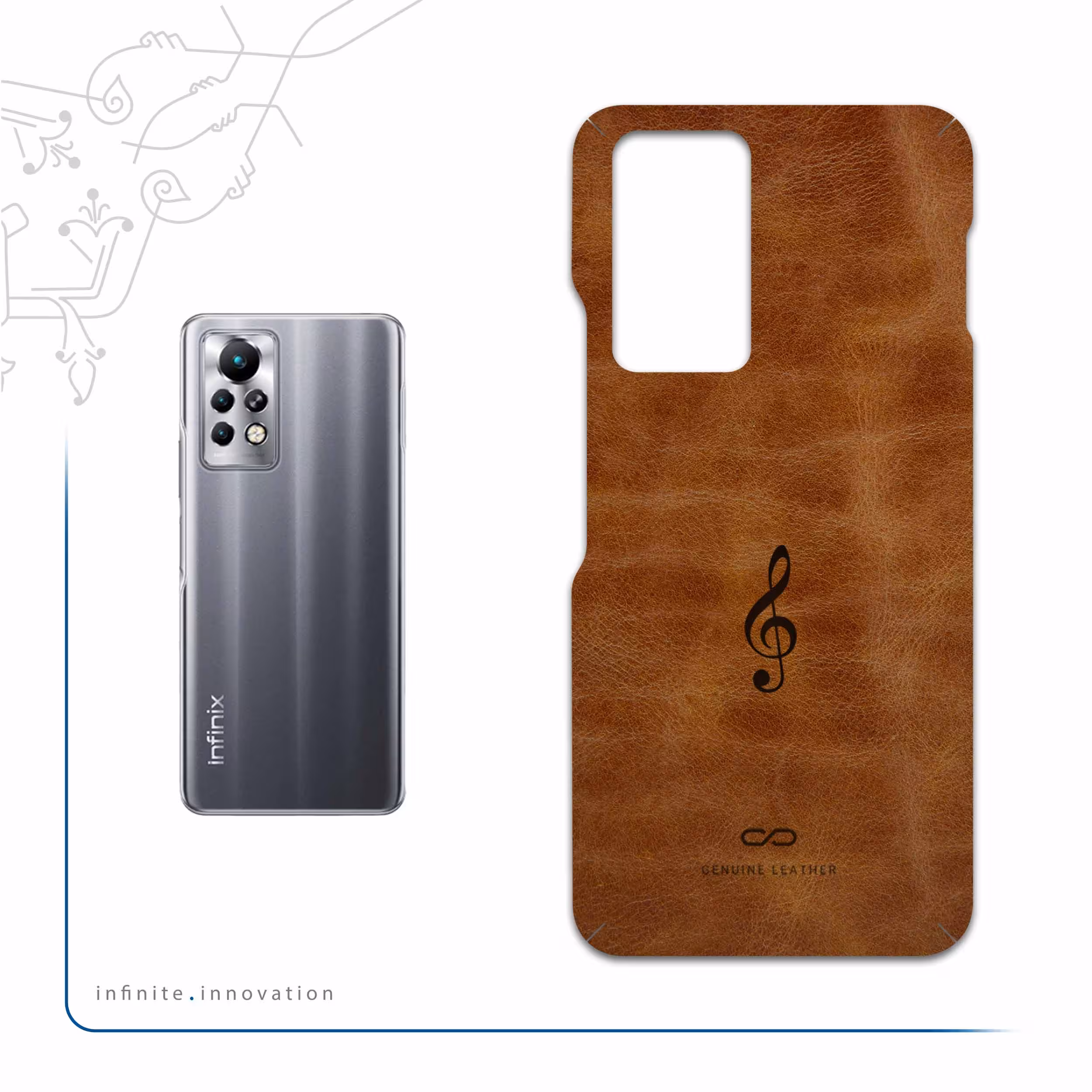 برچسب پوششی ماهوت مدل BFL-SOL مناسب برای گوشی موبایل اینفینیکس Note 11 Pro