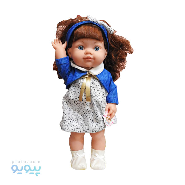 عروسک آوازخوان دختر مو قهوه ای