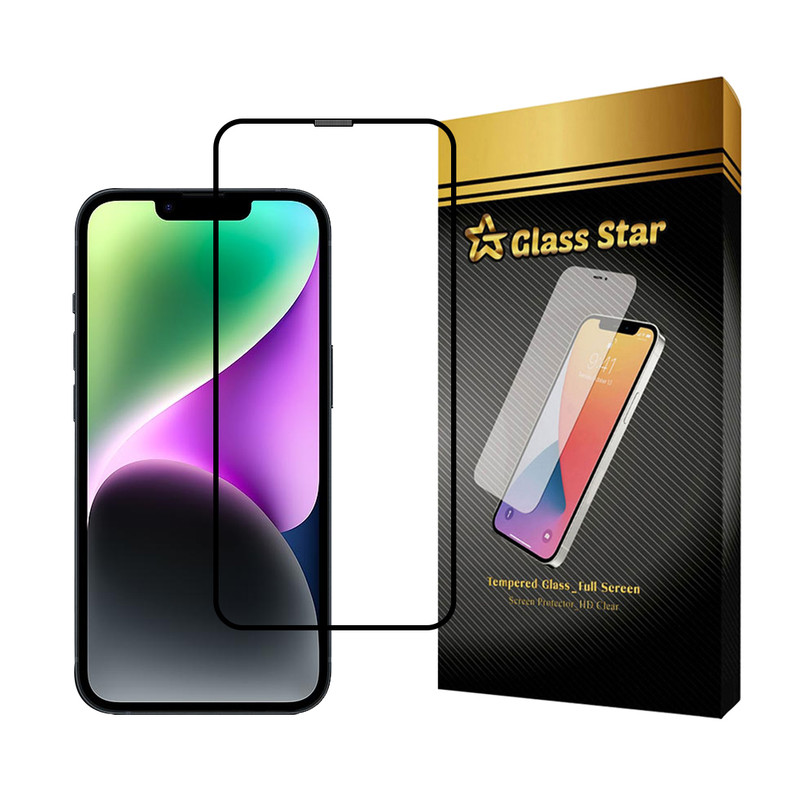 محافظ صفحه نمایش گلس استار مدل FULPLUSS مناسب برای گوشی موبایل اپل iPhone 13 | کالا برتری