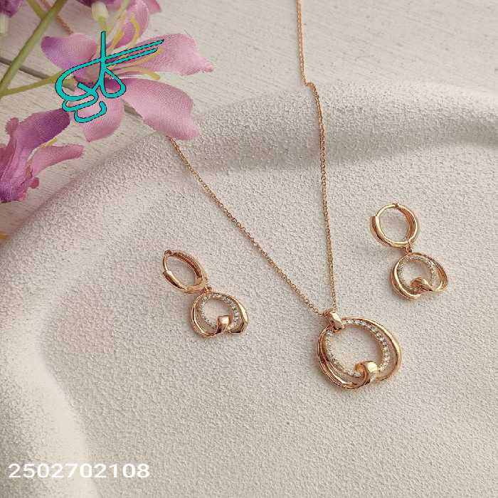 خرید نیمست زنانه جدید نگین دار شیک مارک ژوپینگ رنگ ثابت ضد حساسیت آبکاری شده کیفیت عالی کد 1715505 - ردگل