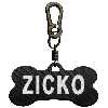 پلاک شناسایی سگ مدل Zicko