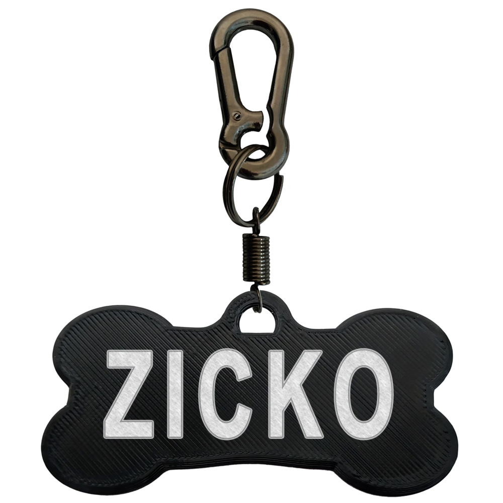 پلاک شناسایی سگ مدل Zicko