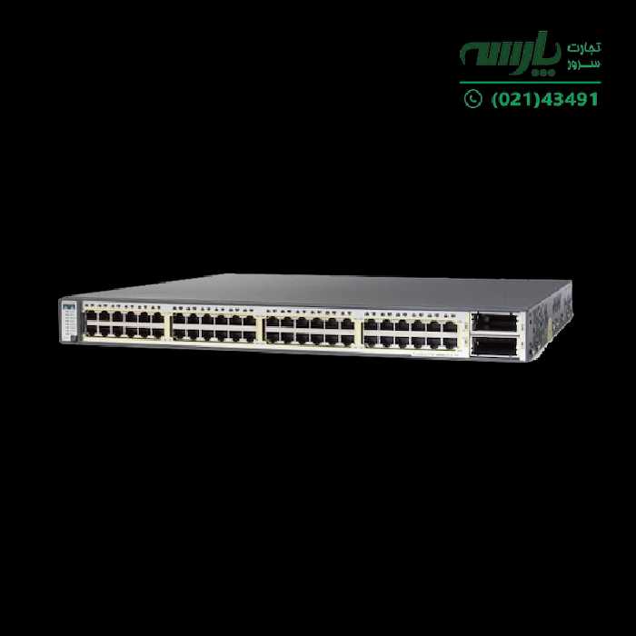 سوئیچ شبکه PoE سیسکو 48 پورت WS-C3750E-48PD-E