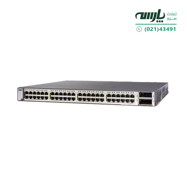سوئیچ شبکه PoE سیسکو 48 پورت WS-C3750E-48PD-E