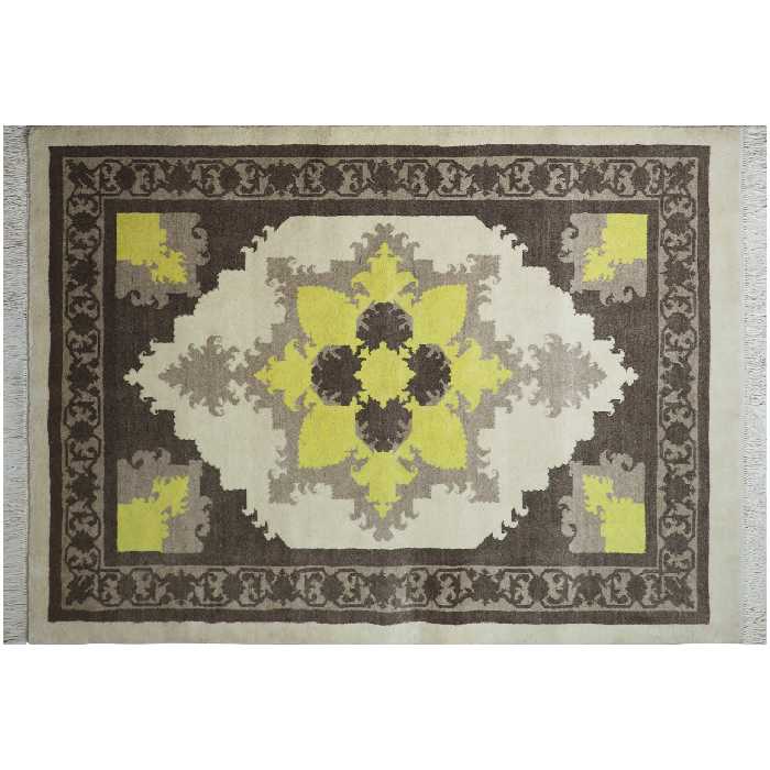 فرش دستبافت سه و نیم متری فرش هریس کد 101863