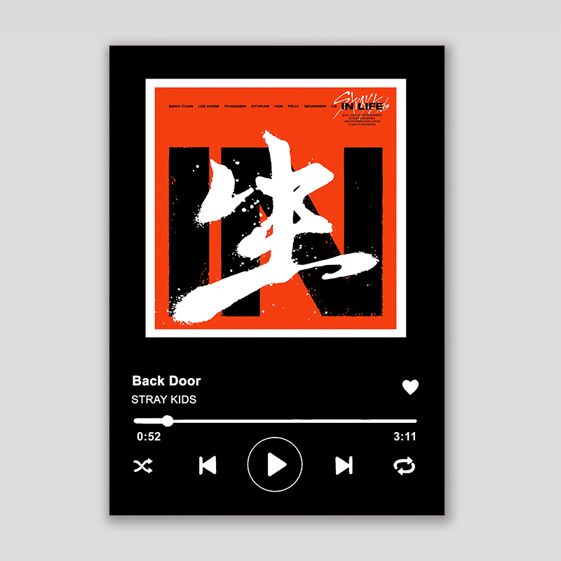 تابلو شاسی بکلیت مدل SH-166 طرح  stray kids