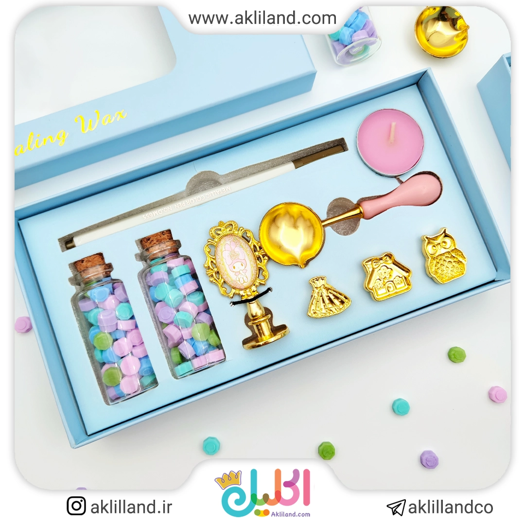 ست قاشقک مهر و موم ملودی(رندوم)