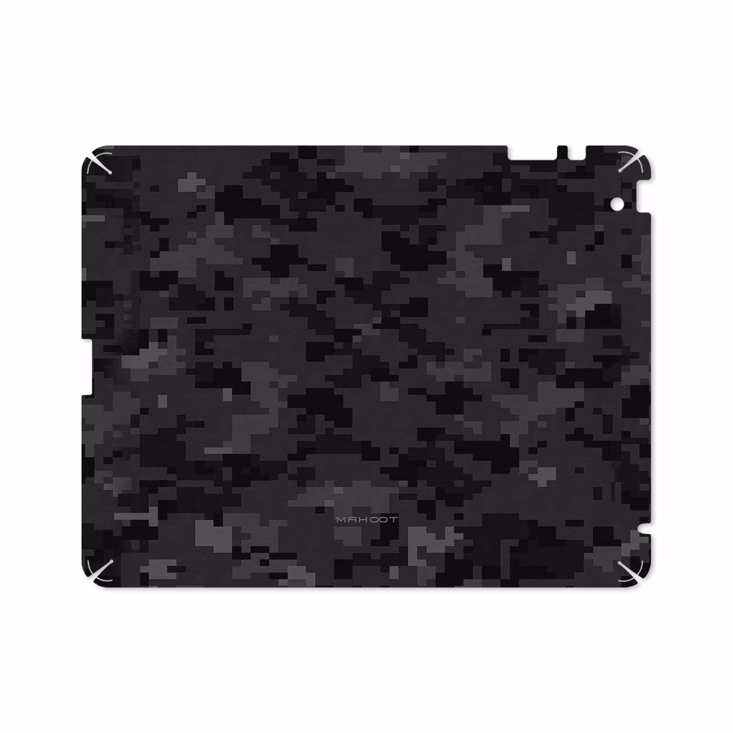 برچسب پوششی ماهوت مدل Night-Army-Pixel مناسب برای تبلت اپل iPad 2 2011 A1397