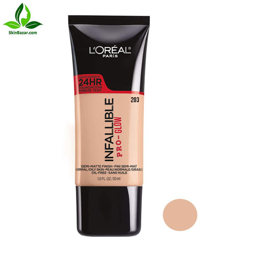 کرم پودر BB لورآل مدل PRO GLOW شماره 203 حجم 50 میلی لیتر کد 513