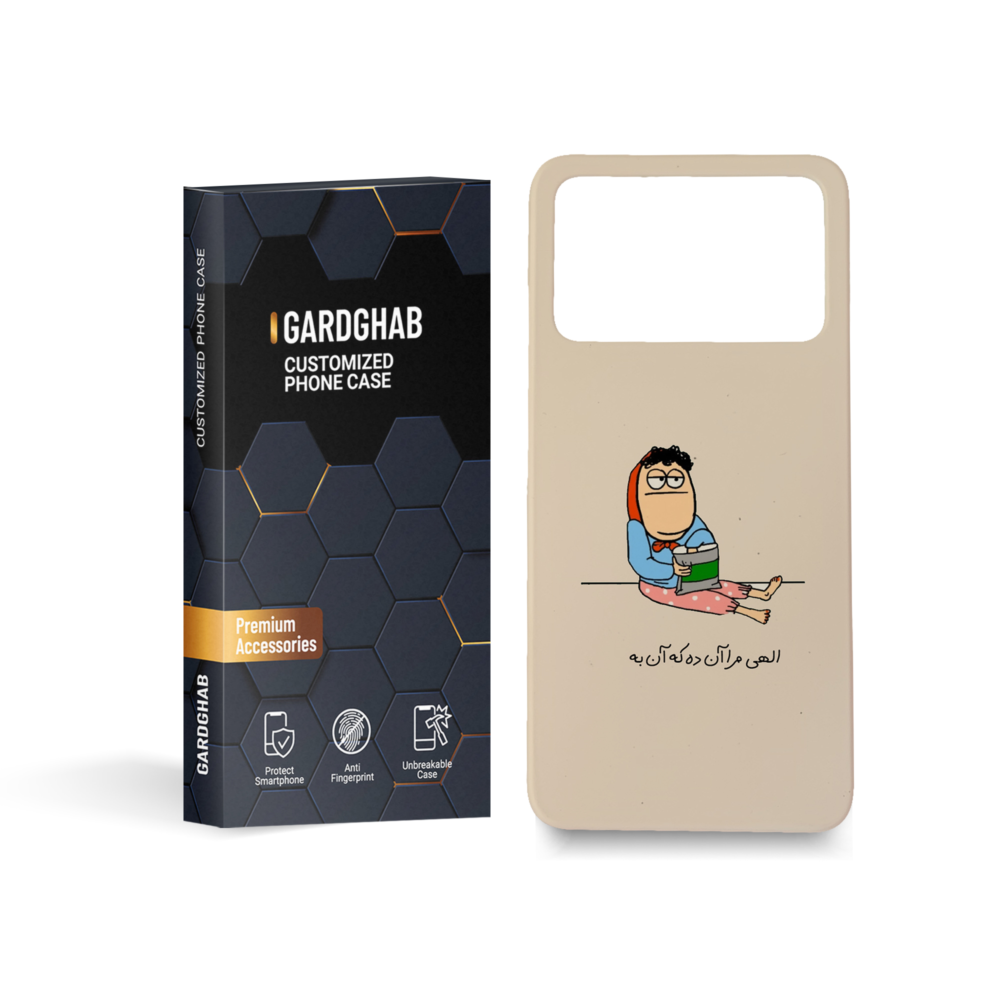   کاور گارد قاب مدل دخترانه مناسب برای گوشی موبایل شیائومی X4 pro