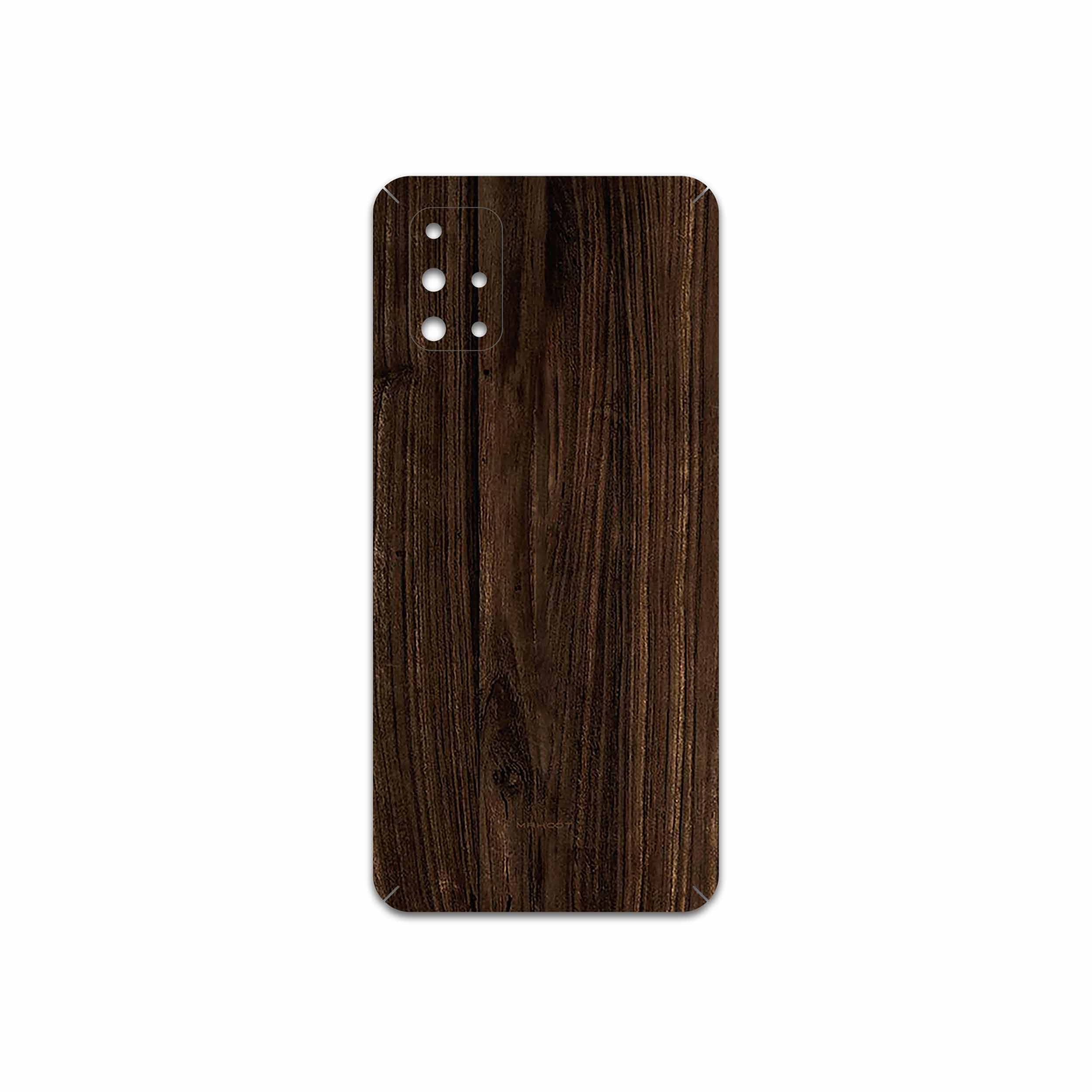 برچسب پوششی ماهوت مدل Dark-Walnut-Wood مناسب برای گوشی موبایل سامسونگ Galaxy M31S