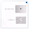 برچسب پوششی ماهوت مدل Silver-Wildflower مناسب برای تبلت اپل iPad Air 2013 A1476