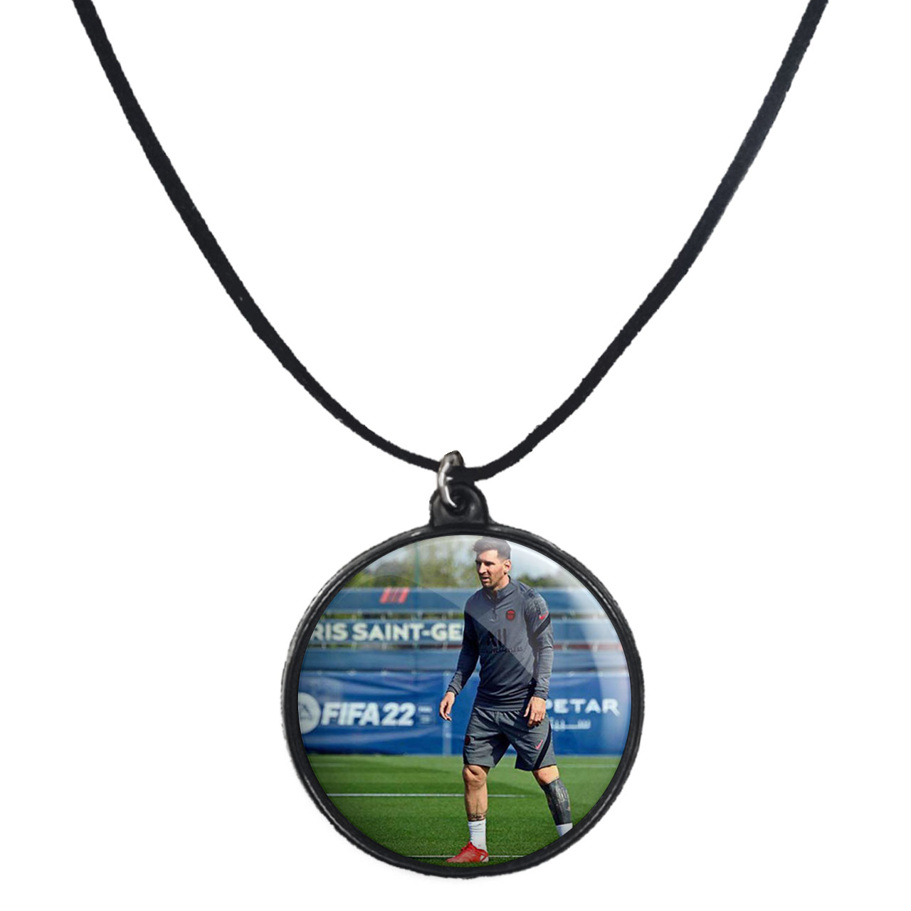 گردنبند پرمانه طرح مسی کد pmb.8773 مدل دو طرفه